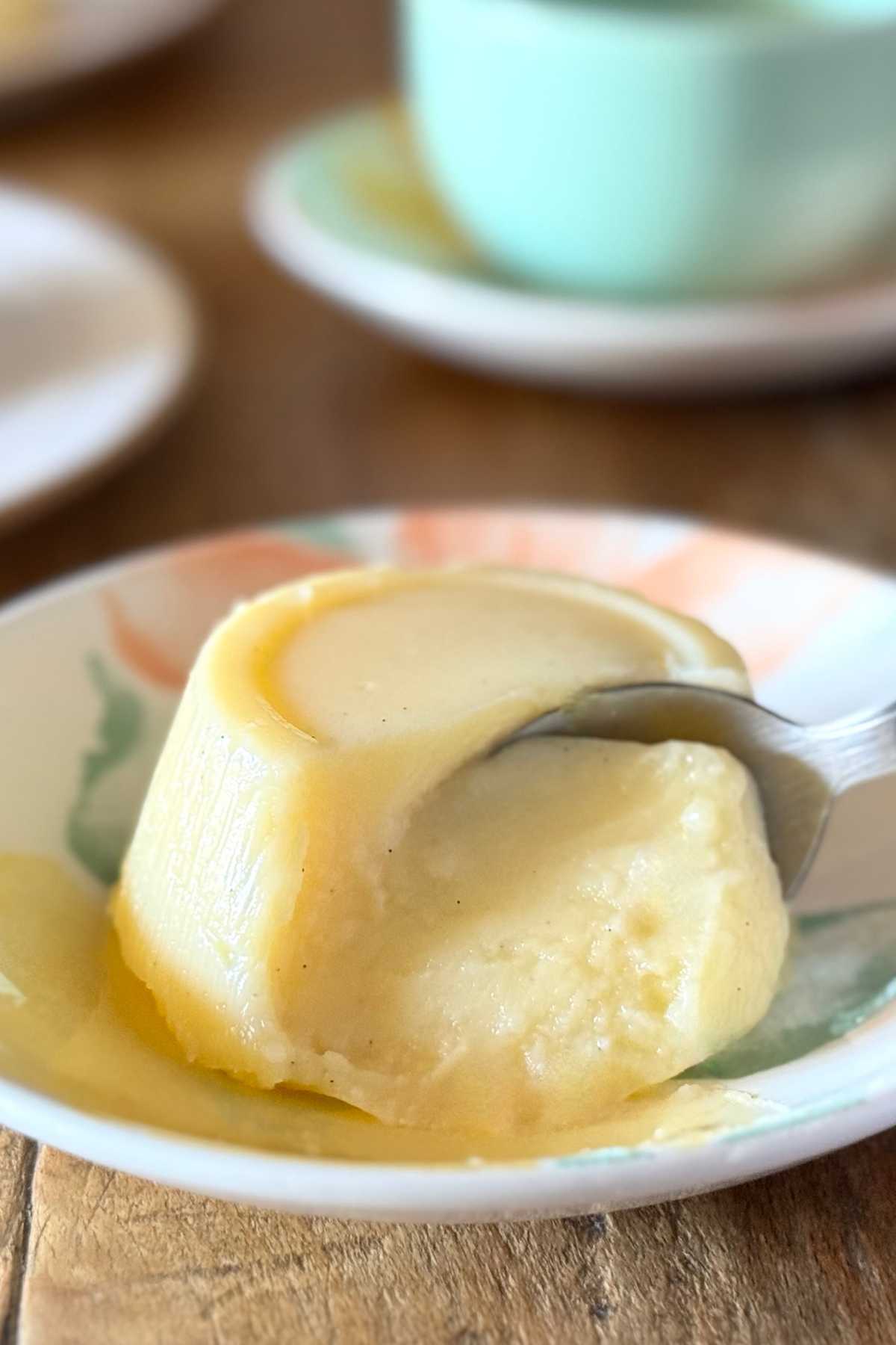 Italian vanilla pudding
