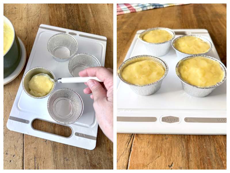 Italian vanilla pudding step 5