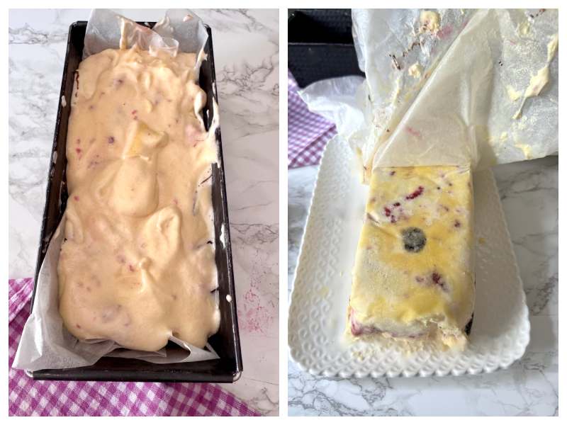 chocolate raspberry semifreddo recipe step 6