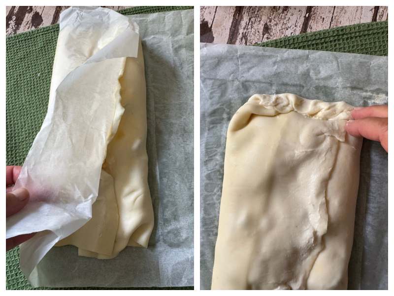 Strudel with Pears, Gorgonzola and Walnuts step 4