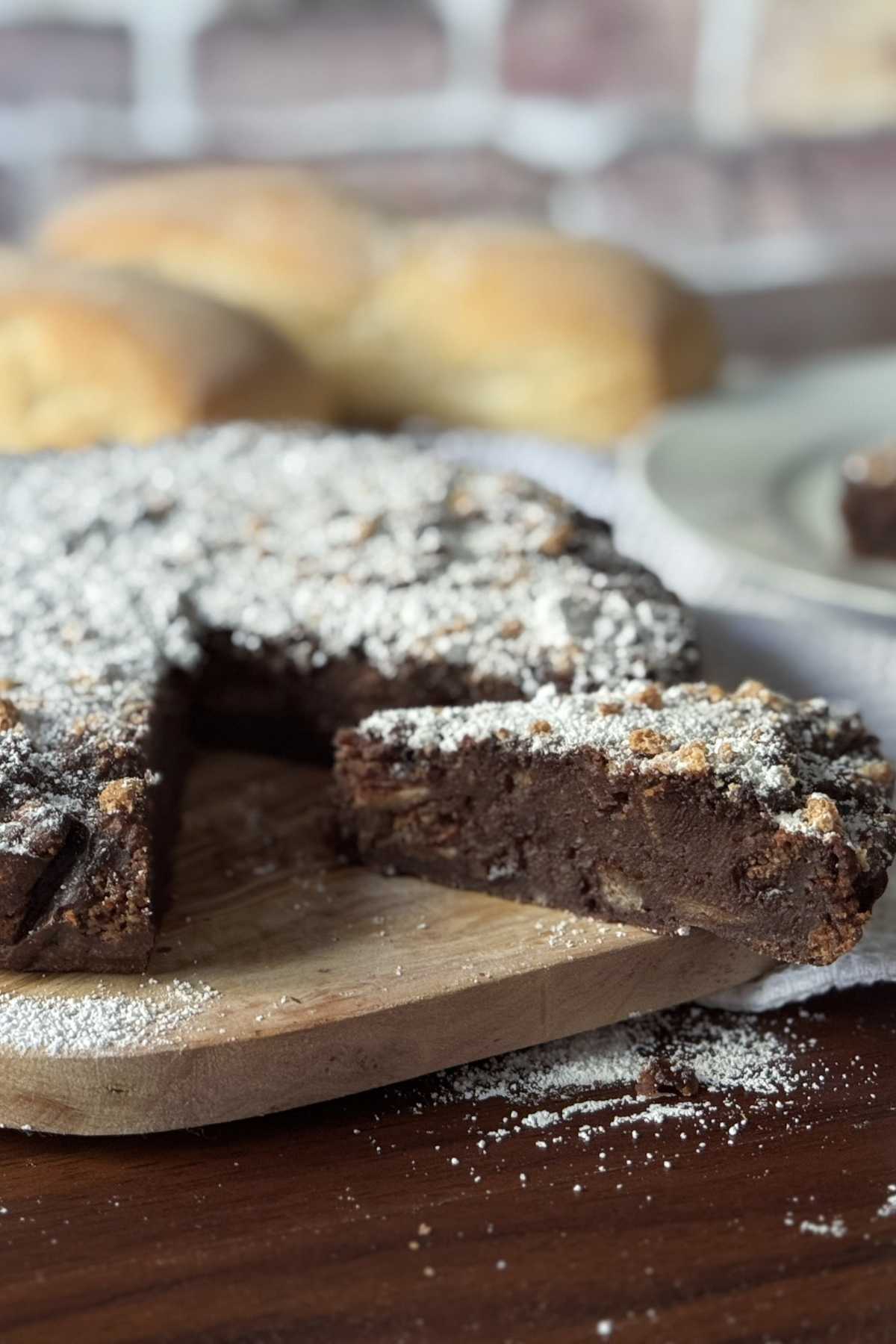 Italian chocolate bread cake