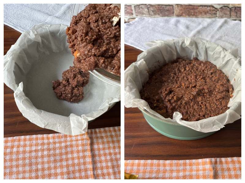 Italian chocolate bread cake step 4