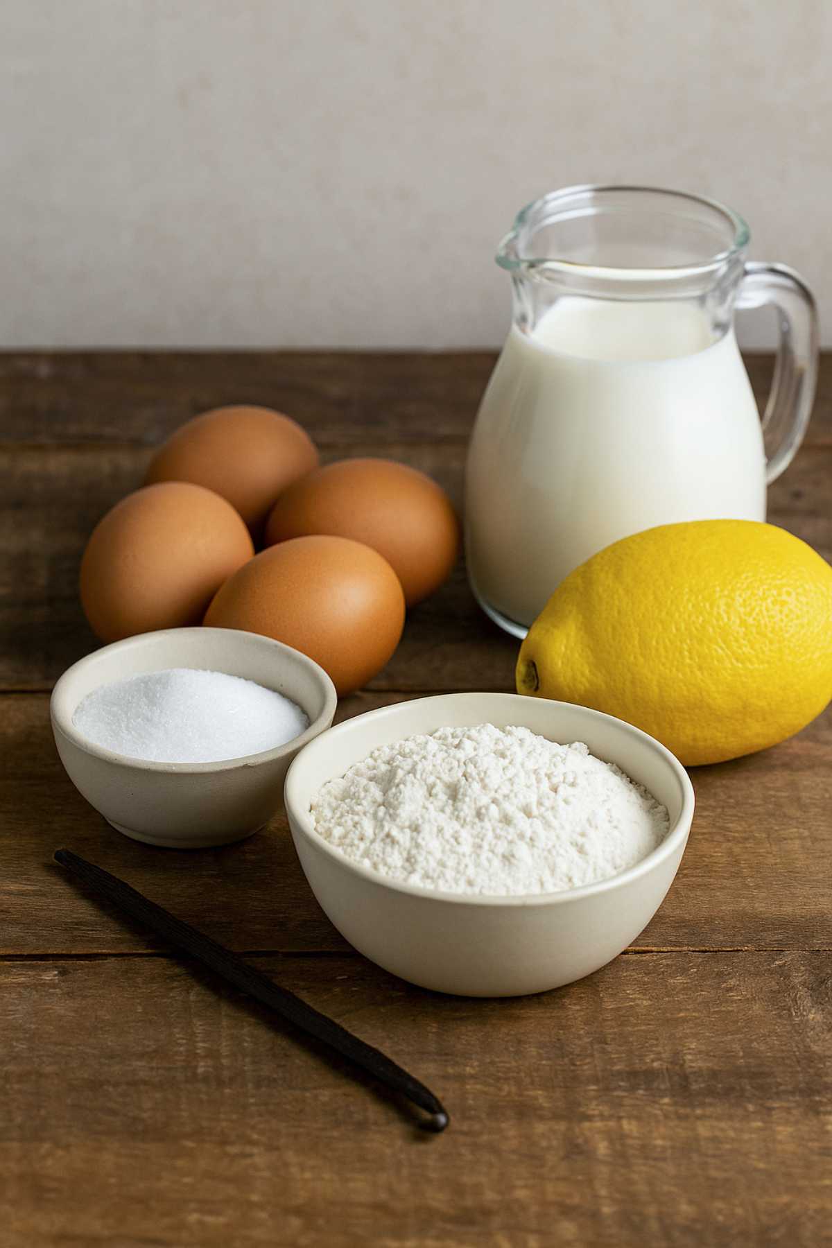 Italian pastry cream ingredients