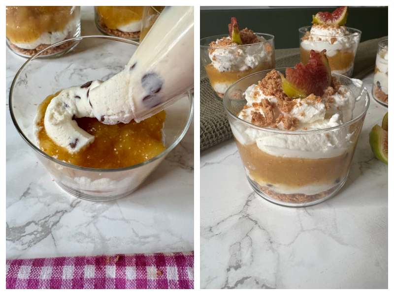 Ricotta and Fresh Fig Dessert Cups step 6