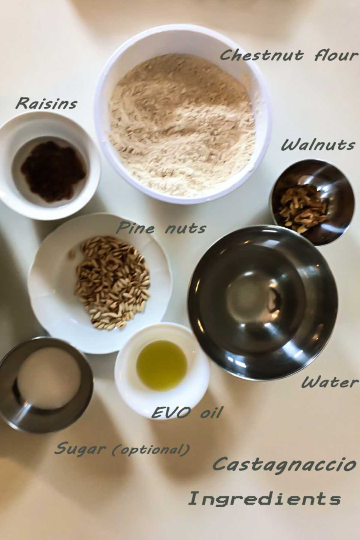 castagnaccio ingredients