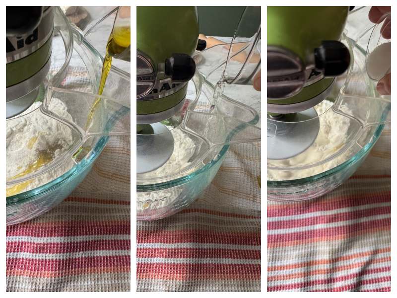 focaccia di recco step 1