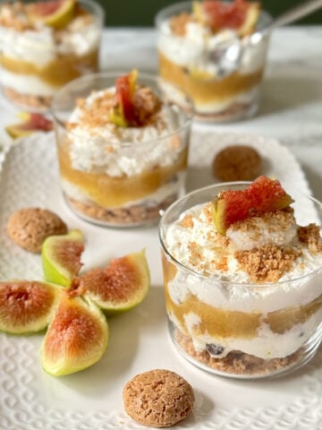 ricotta and fresh fig dessert cups