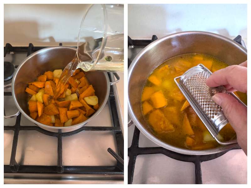 Italian pumpkin soup step 3