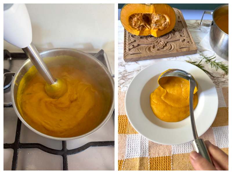 Italian pumpkin soup step 4