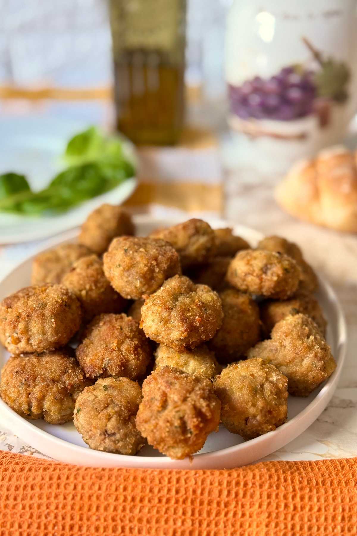 italian fried meatballs