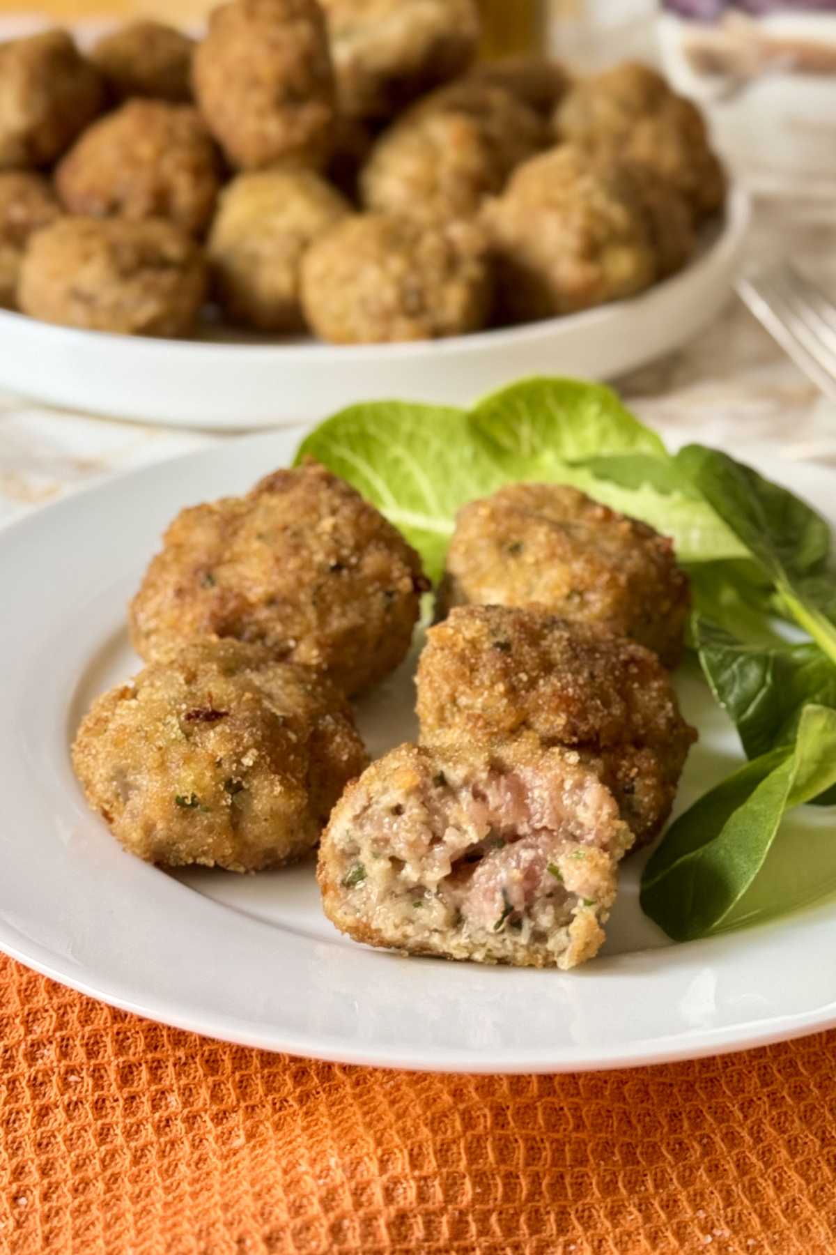 italian fried meatballs