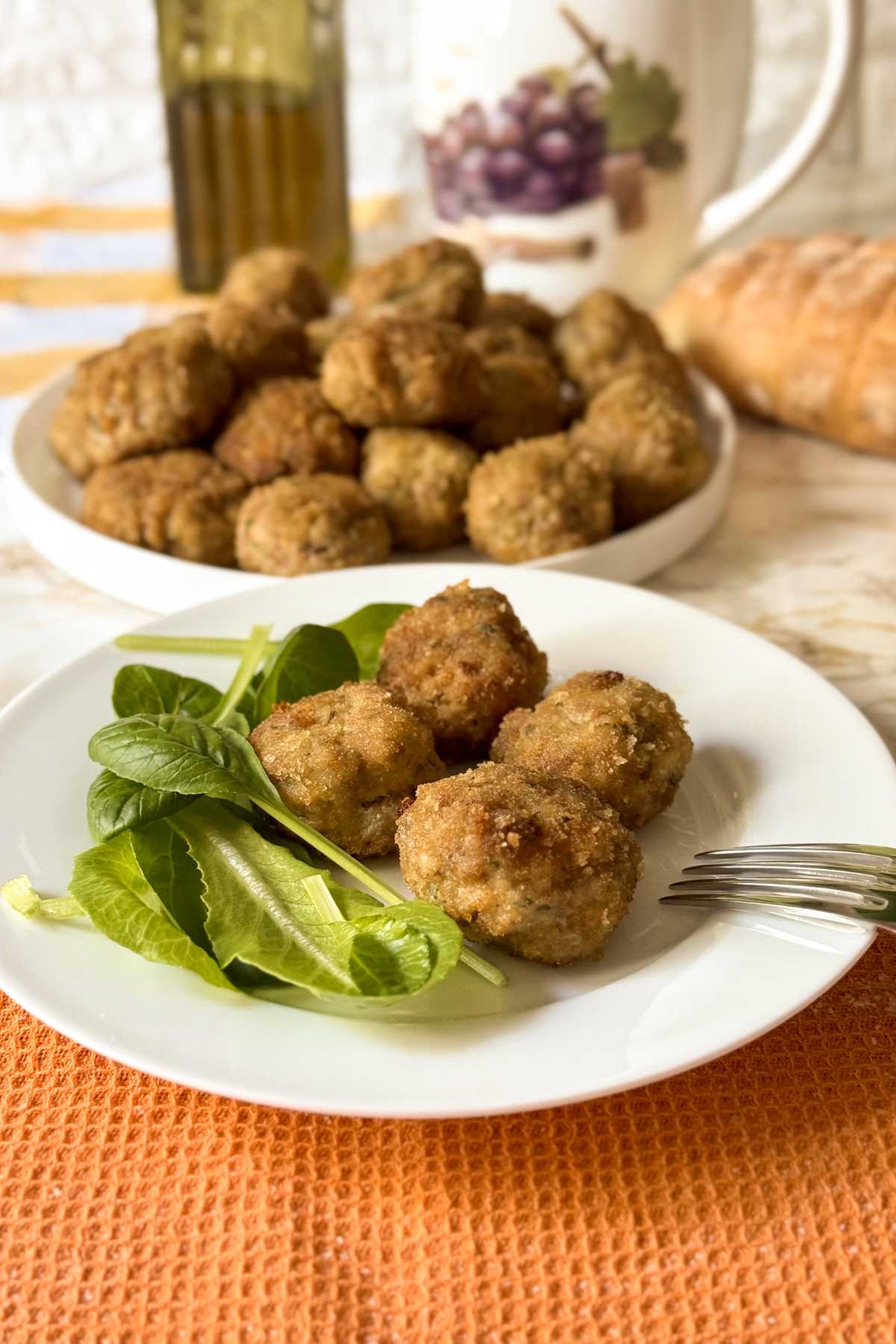 italian fried meatballs