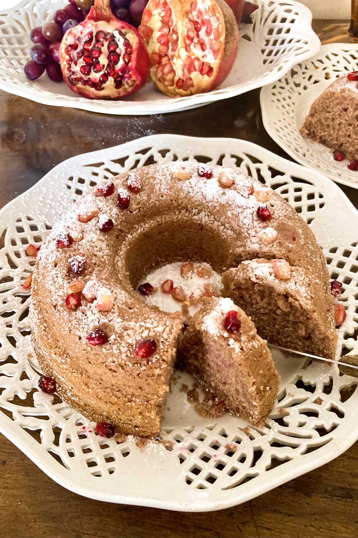 pomegranate cake
