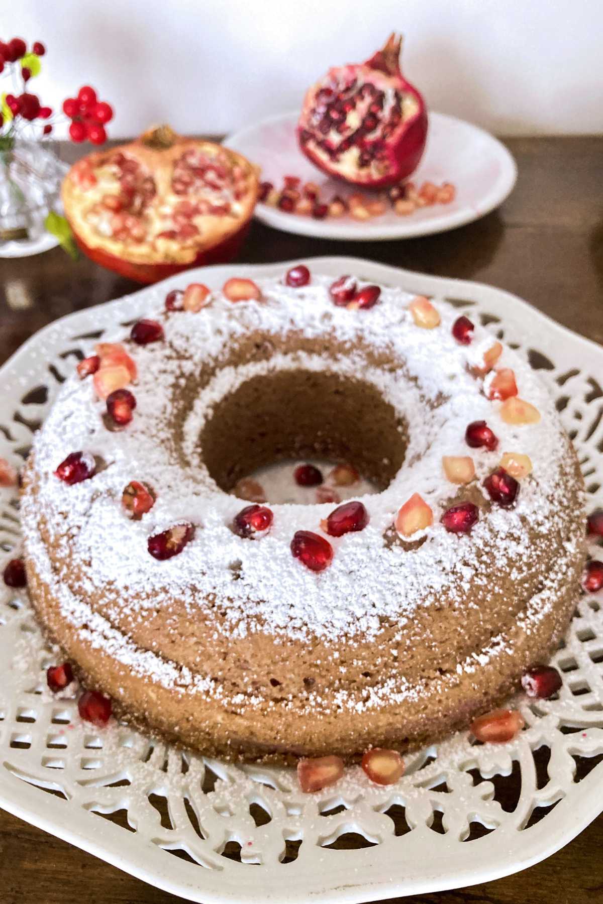 pomegranate cake