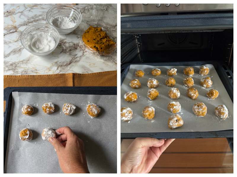 soft pumpkin chocolate chip cookies step 5