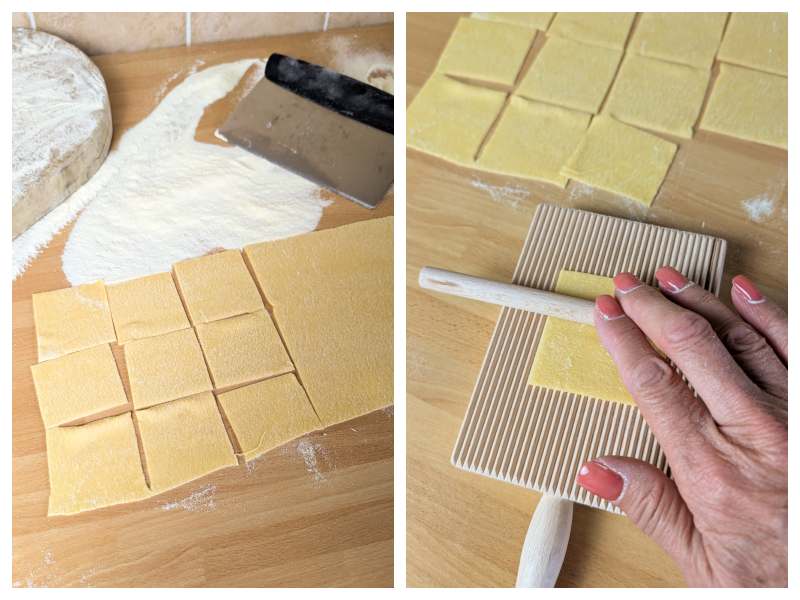 how to make garganelli step 4