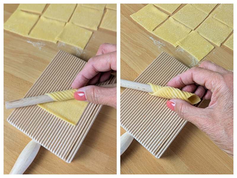 how to make garganelli step 5