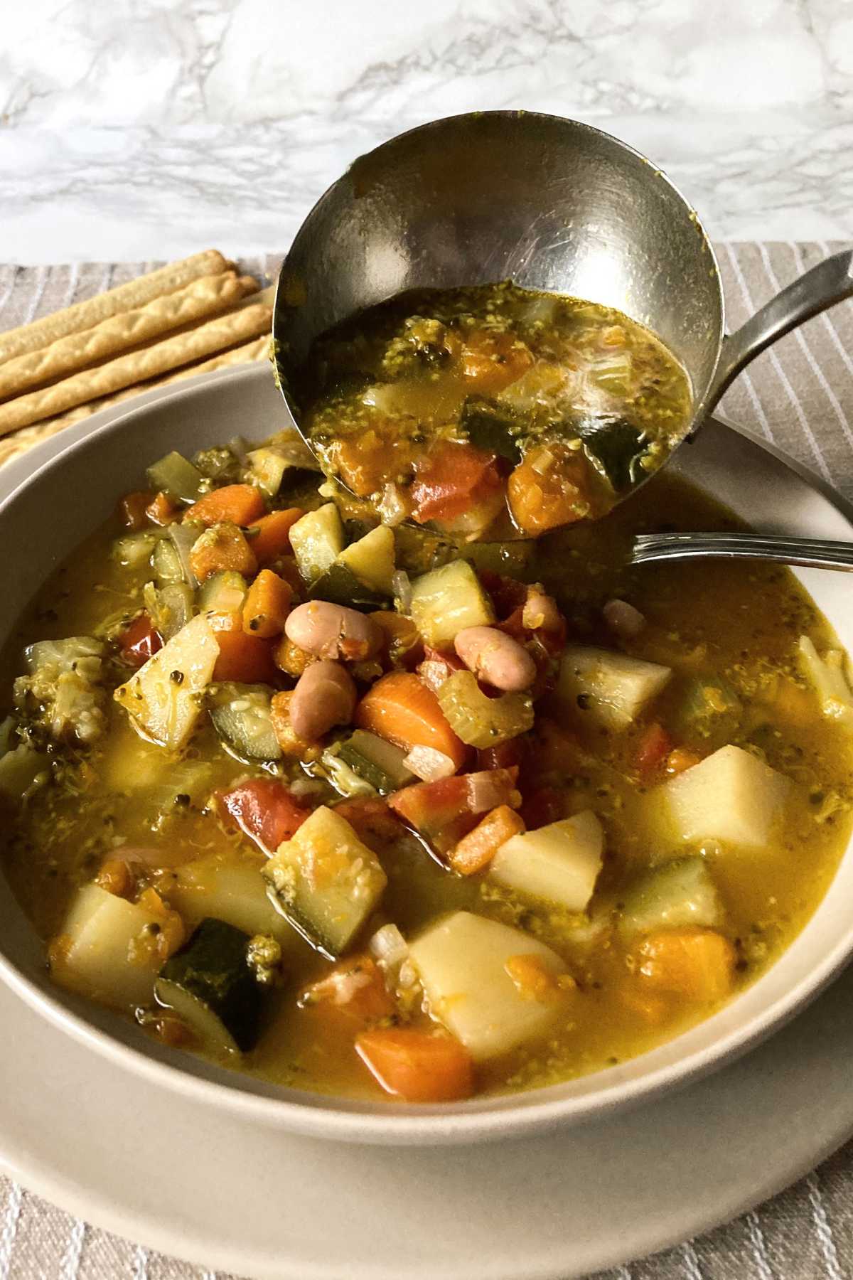 classic Italian minestrone soup