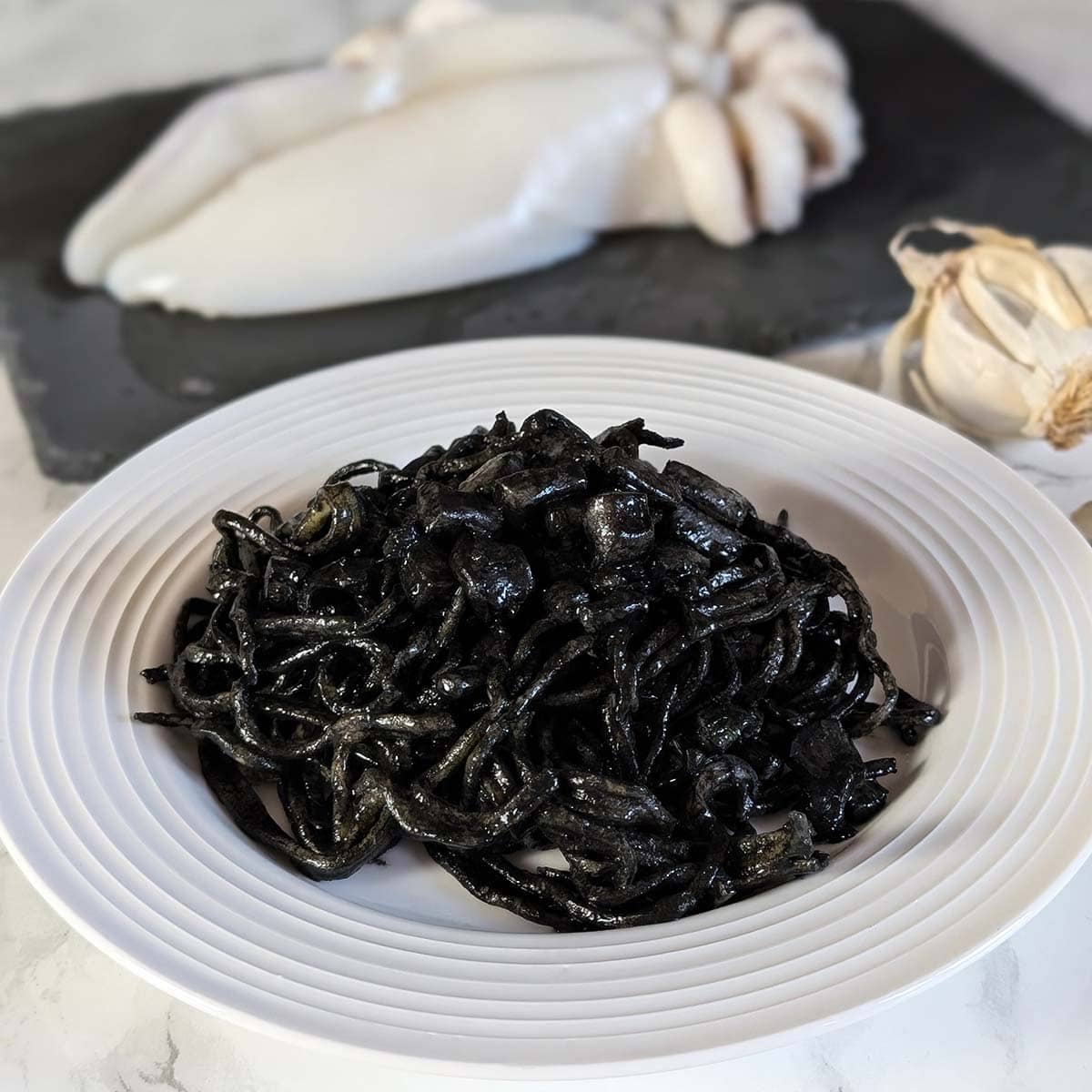 Tagliolini al Nero di Seppia (Squid Ink Tagliolini)