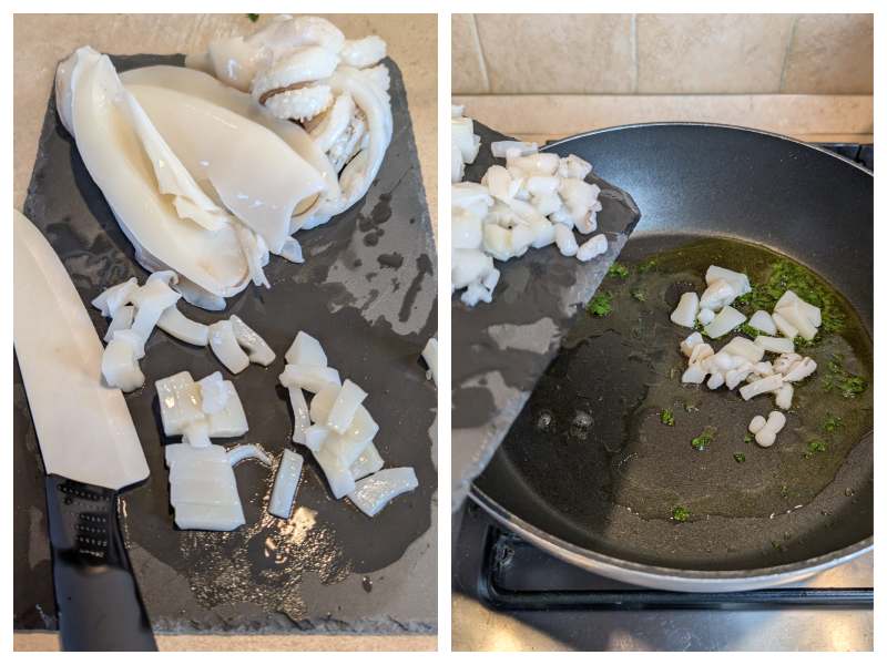 squid ink tagliolini step 4