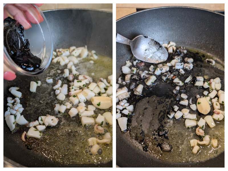 squid ink tagliolini step 5