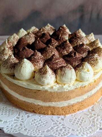 classic Italian Tiramisu cake