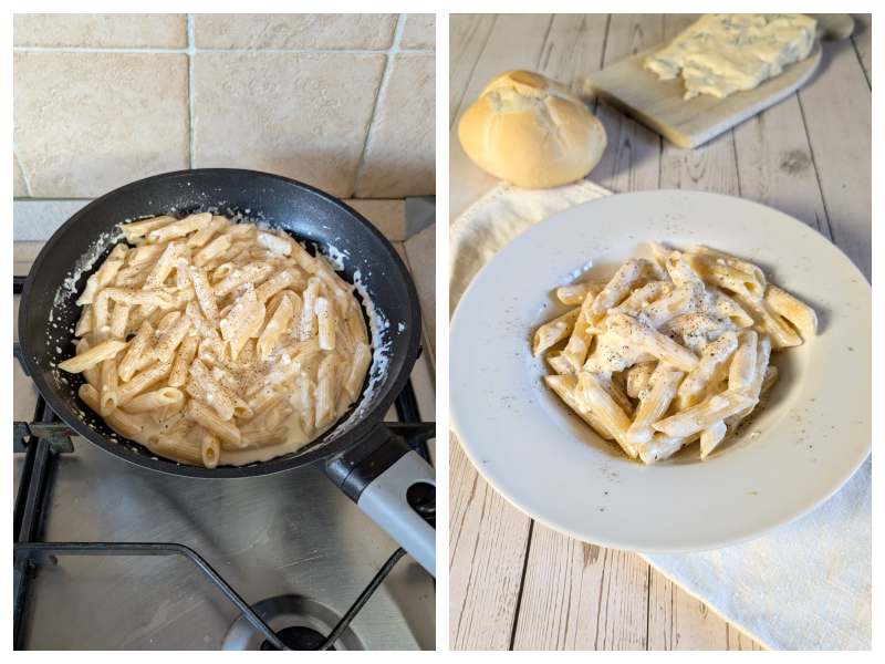 gorgonzola pasta step 3
