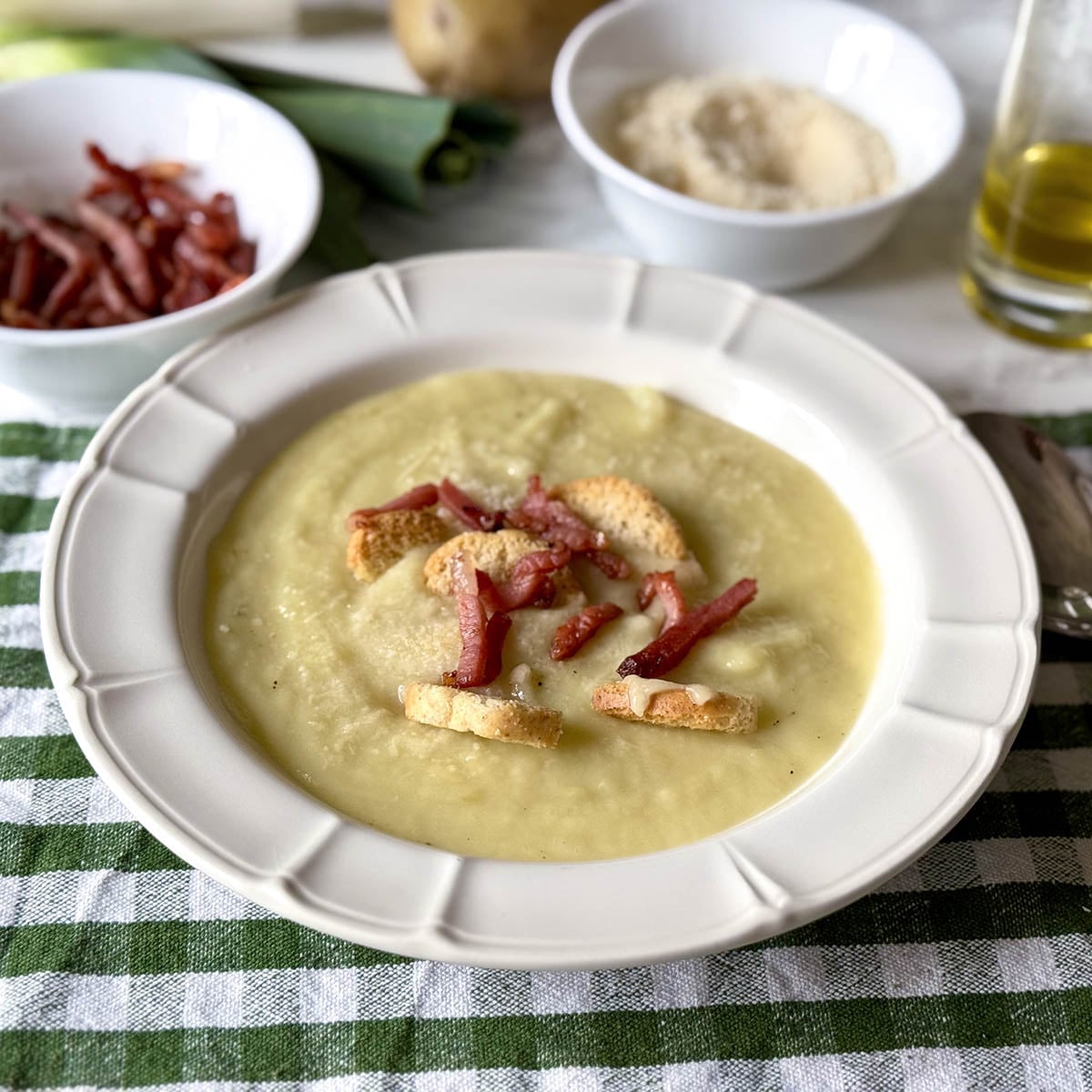 Italian Leek and Potato Soup (Creamy, Comforting and Easy)