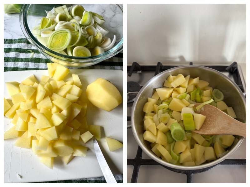 leek and potato soup step 2