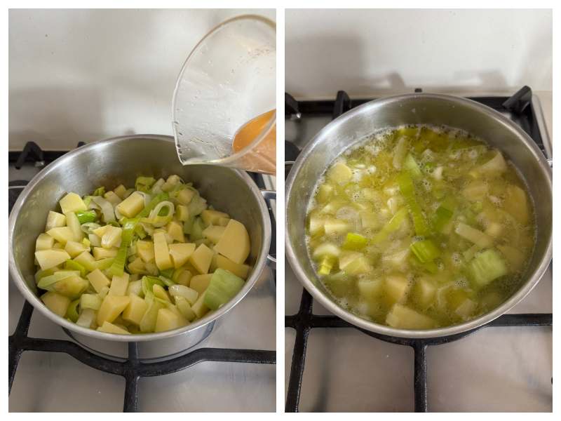 leek and potato soup step 3