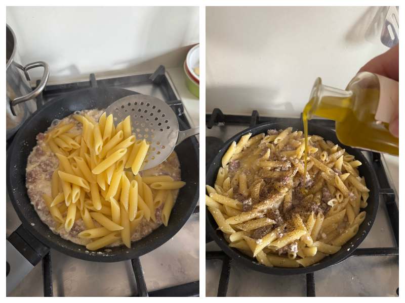 pasta alla norcina step 5