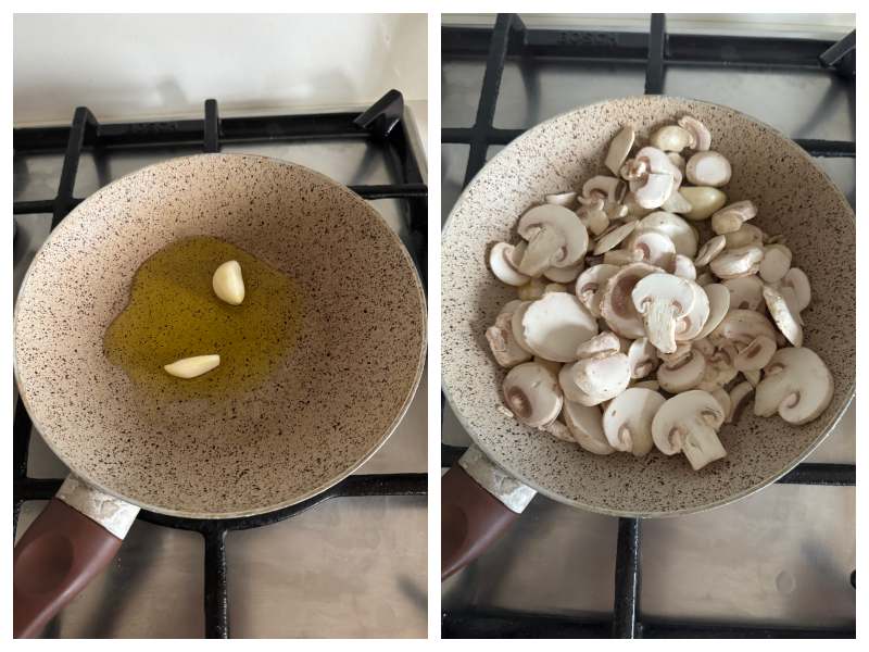 polenta cups with sautéed mushrooms step 5