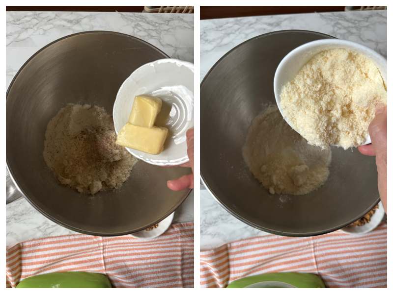 savory cantucci with gorgonzola step 1