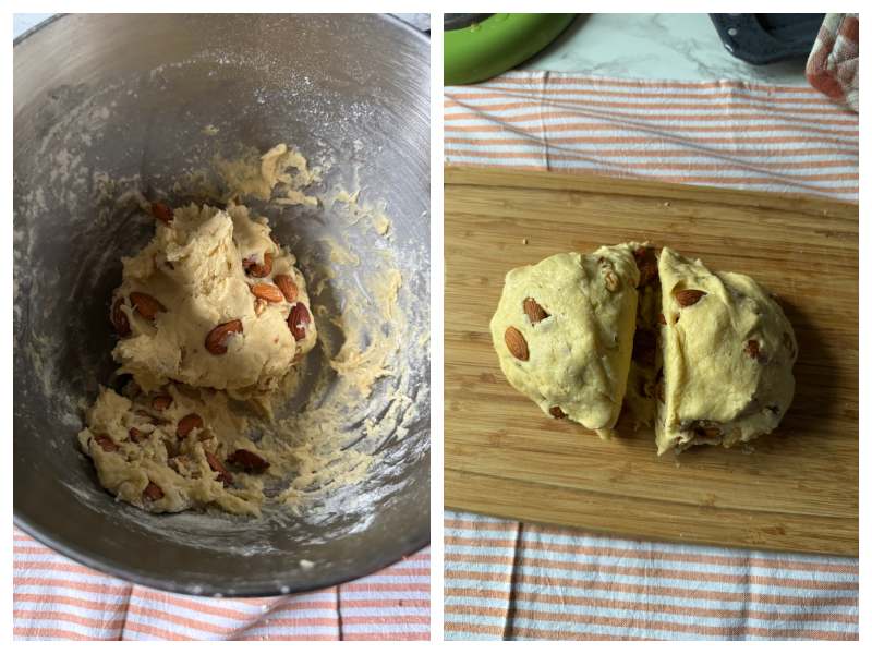 savory cantucci with gorgonzola step 3