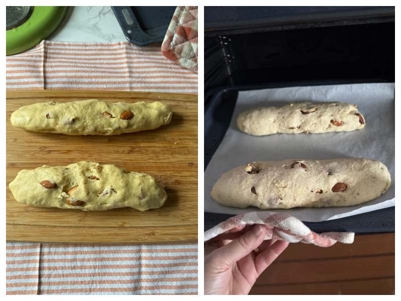 savory cantucci with gorgonzola step 4