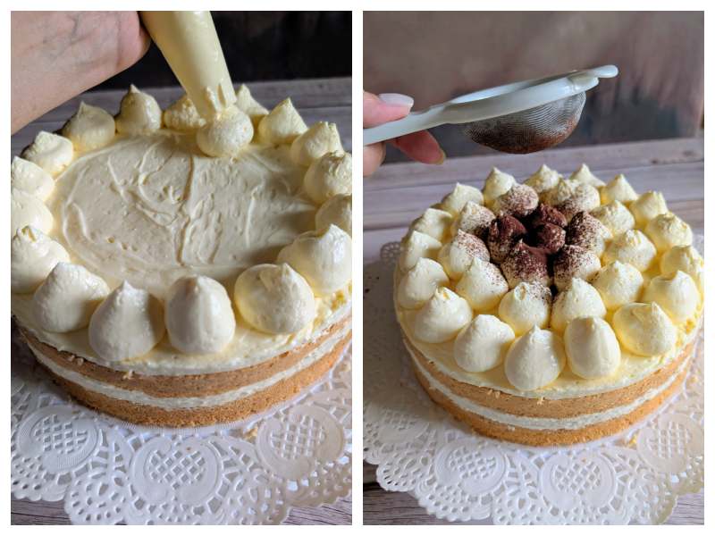 tiramisu cake recipe step 12
