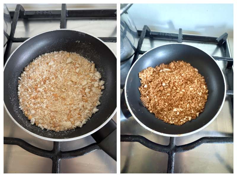 spaghetti with butter, anchovies and lemon step 1