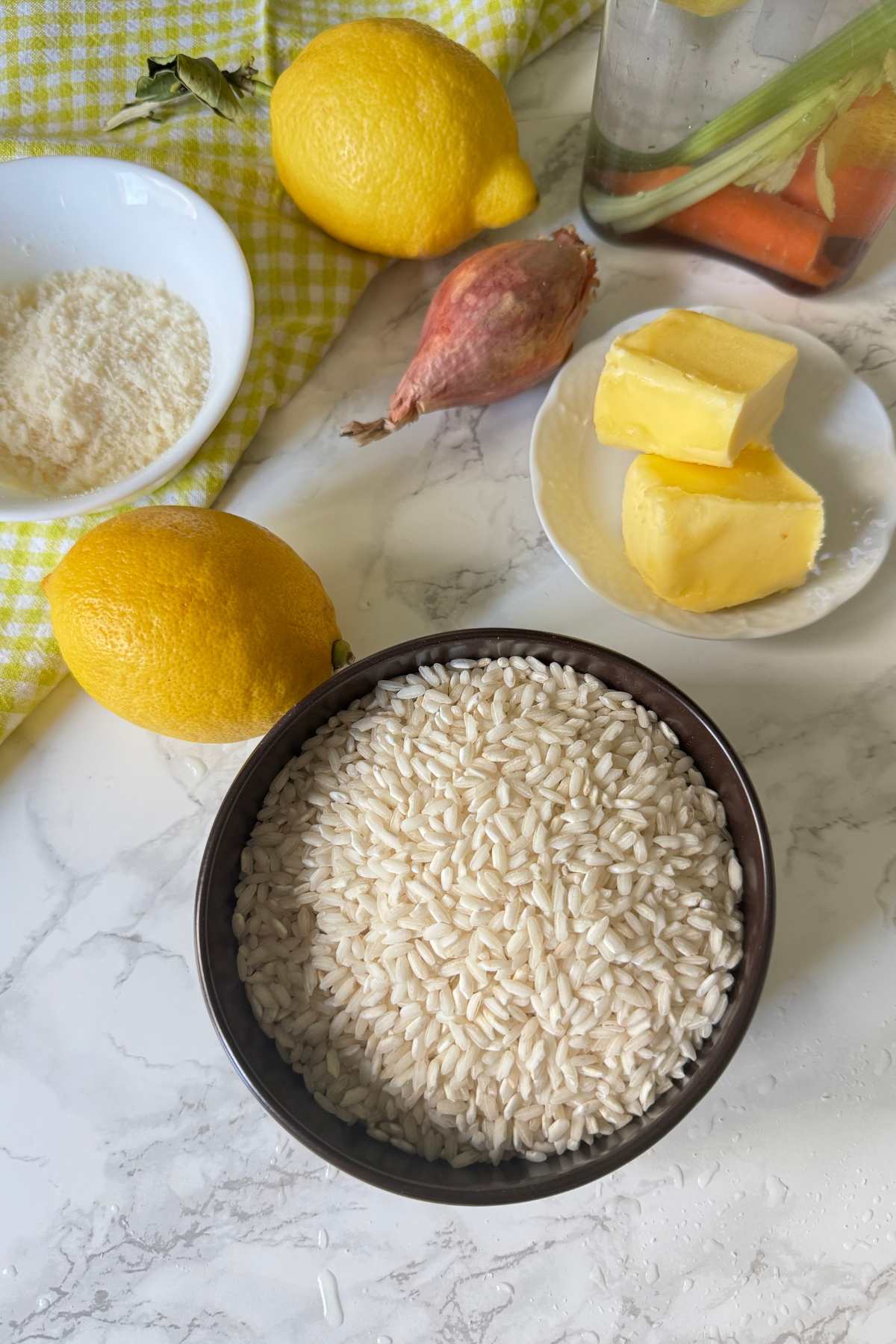 lemon risotto ingredients