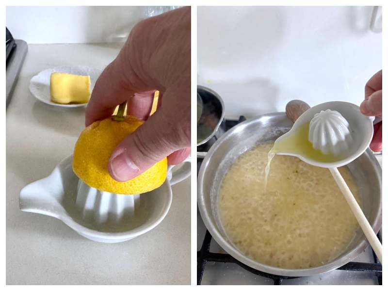 lemon risotto recipe step 3