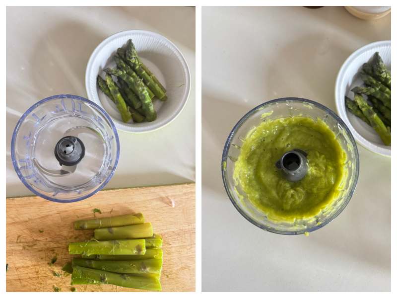 shrimp and asparagus pasta recipe step 2