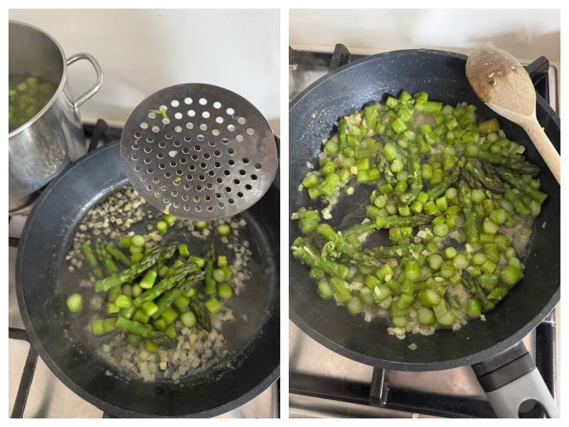 asparagus pasta recipe step 3