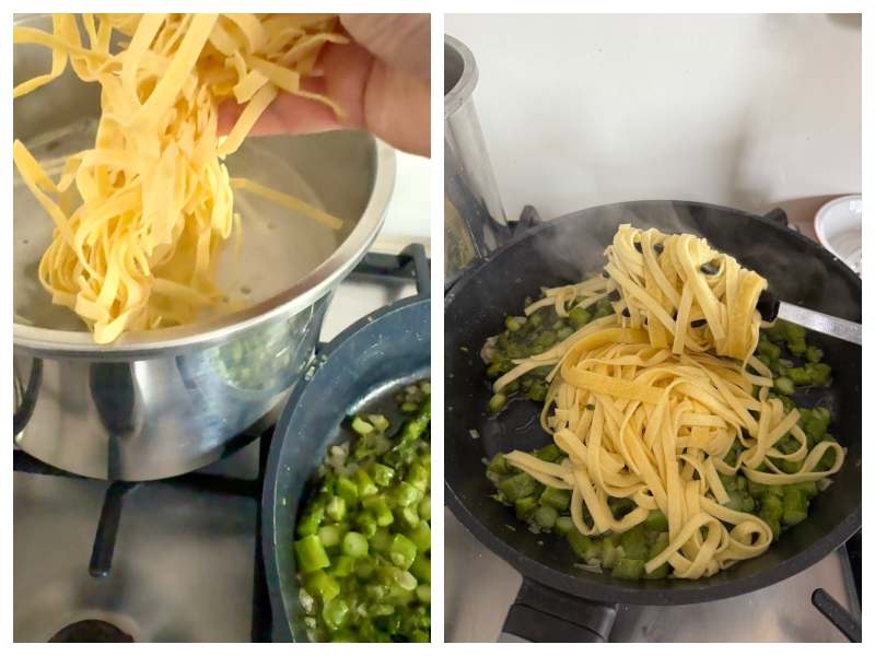 asparagus pasta recipe step 4