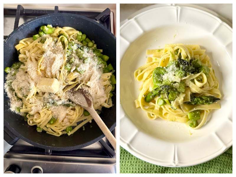 asparagus pasta recipe step 5