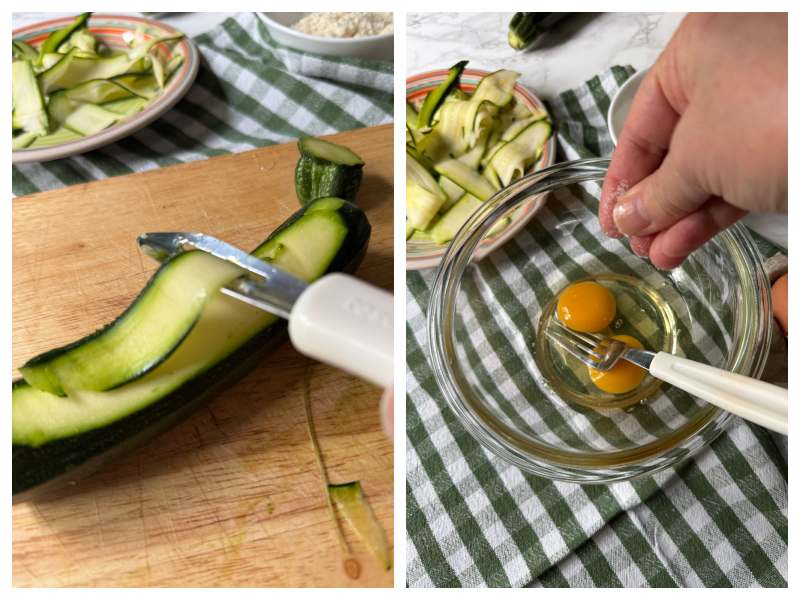 zucchini and smoked scamorza pie recipe step 1