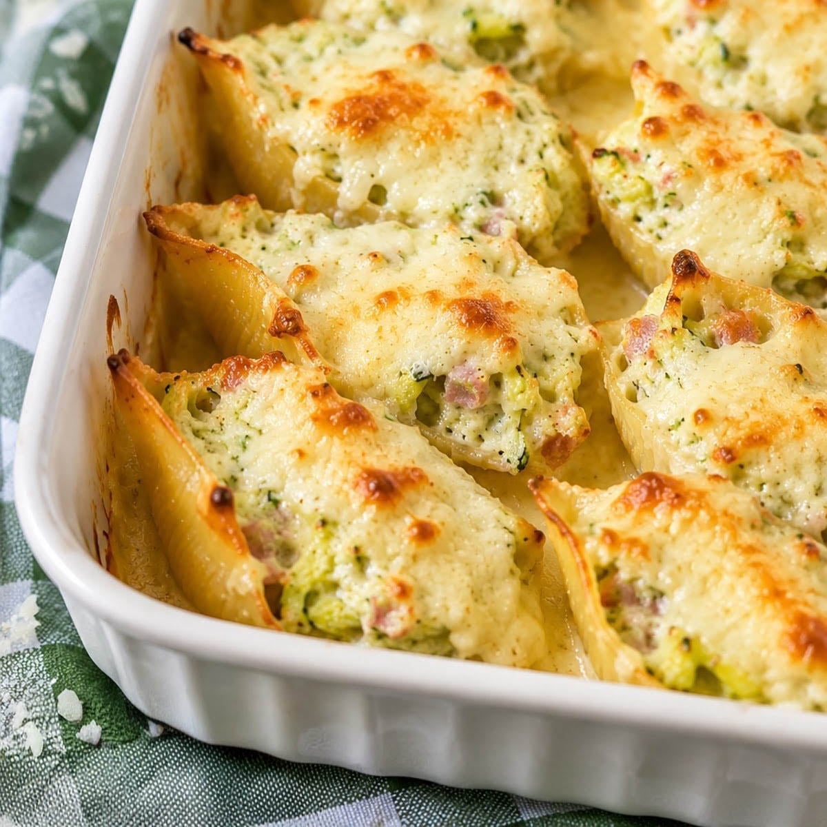 Baked Conchiglioni with Ricotta and Zucchini