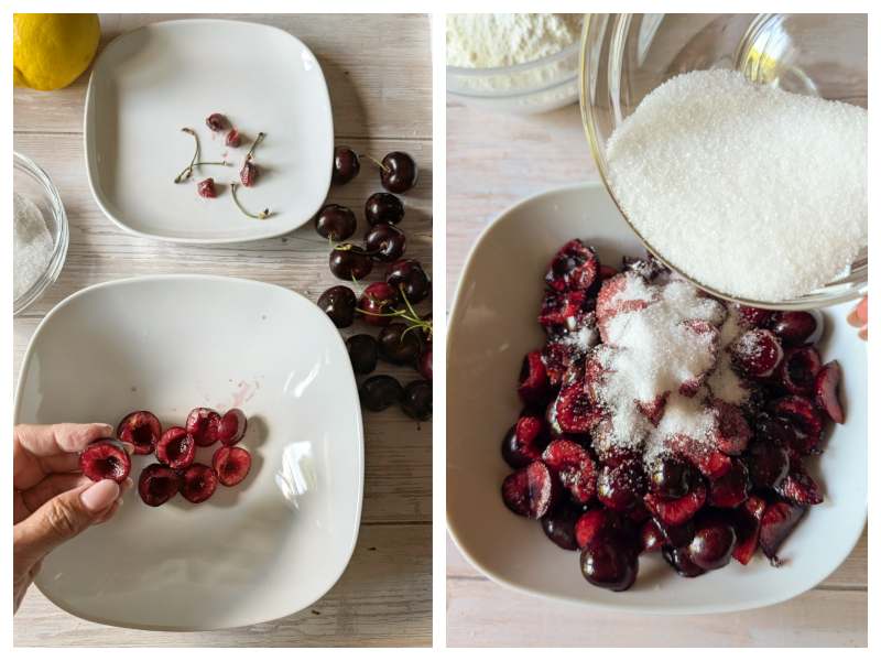 fresh cherry crostata recipe step 3