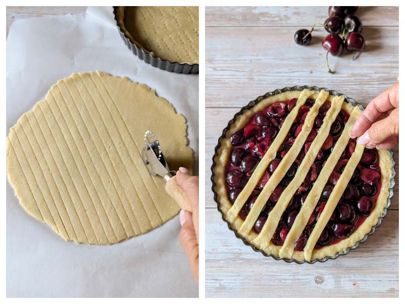 fresh cherry crostata recipe step 7