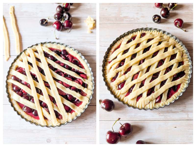 fresh cherry crostata recipe step 8