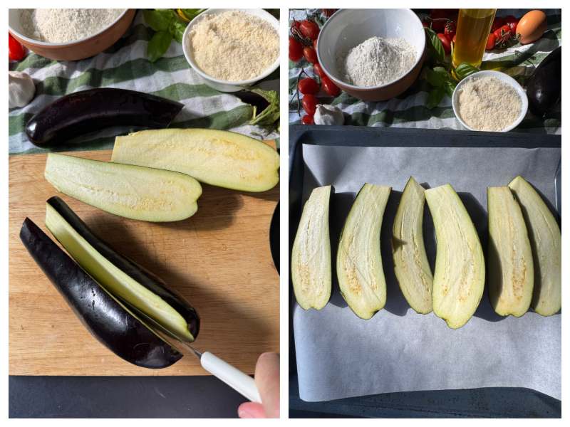 Italian eggplant gnocchi recipe step 1