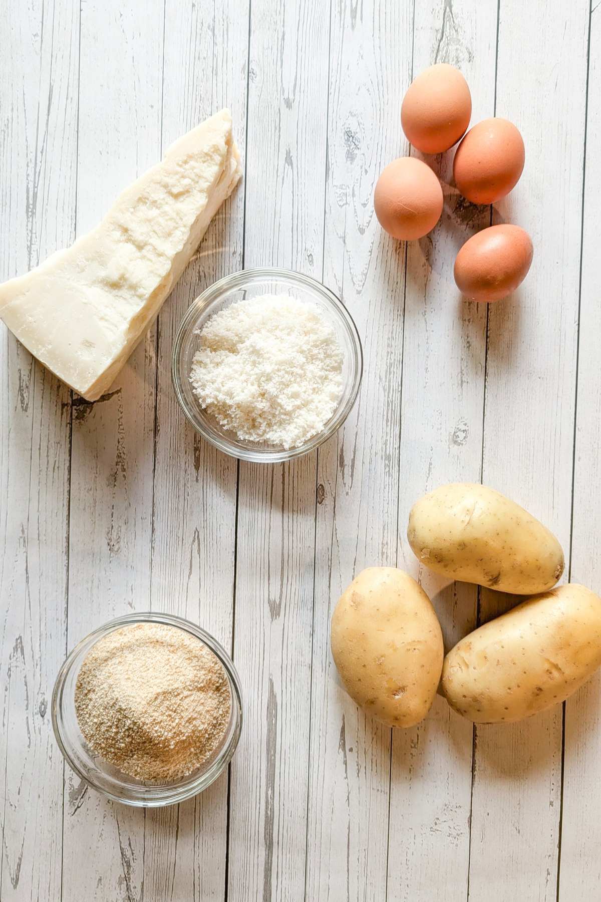 Italian potato croquettes ingredients